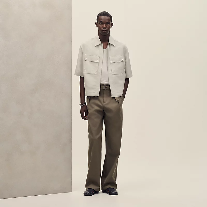 Short-sleeve overshirt