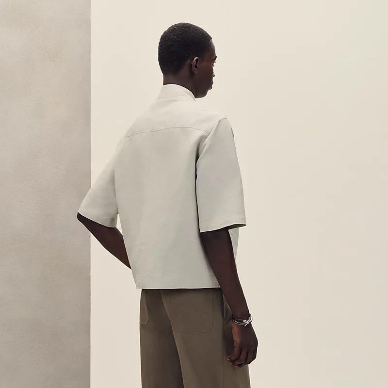 Short-sleeve overshirt